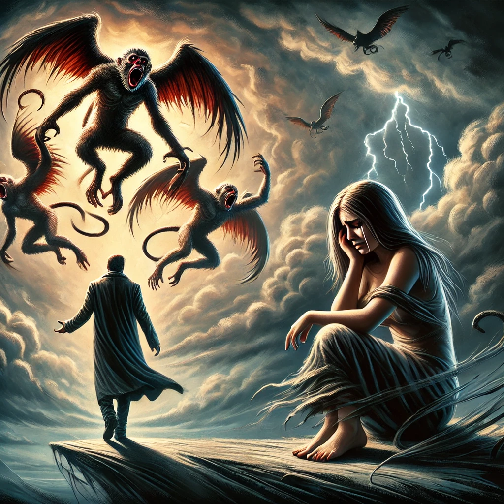 Flying monkeys and a horribly broken couple